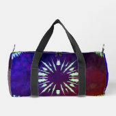 Lila Tiedye Klein Duffle Bag (Rückseite)
