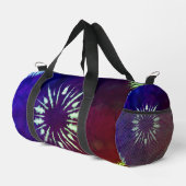 Lila Tiedye Klein Duffle Bag (Rechte Ecke)