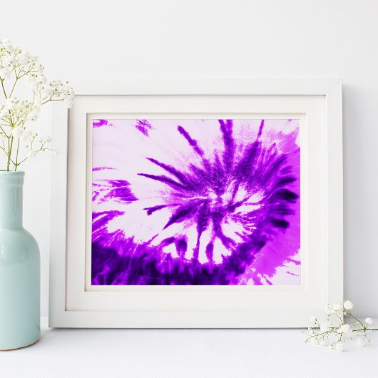 Lila Tiedye Poster