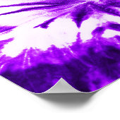 Lila Tiedye Poster (Ecke)