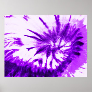Lila Tiedye Poster