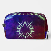 Lila Tiedye Waschbeutel (Vorderseite)