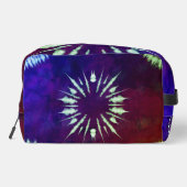 Lila Tiedye Waschbeutel (Rückseite)