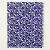 Lila Tierausdrucke Planer (Rückseite)