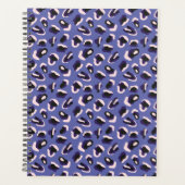 Lila Tierausdrucke Planer (Vorderseite)