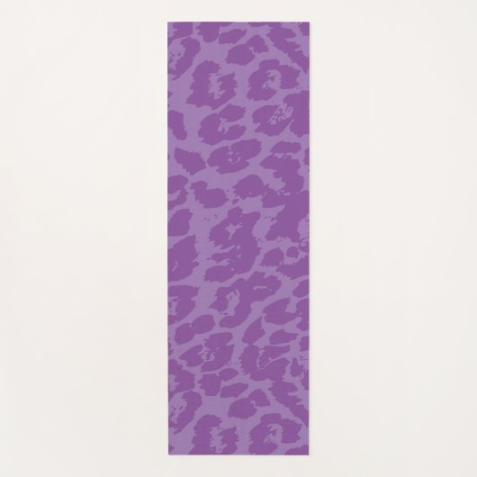 Lila Tierort Yogamatte (Vorderseite)