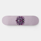 Lila Tiger-Blumenkreislauf Skateboard (Horizontal)