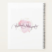 Lila Tiger Lily Planner Planer (Rückseite)