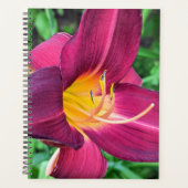 Lila Tiger Lily Planner Planer (Vorderseite)