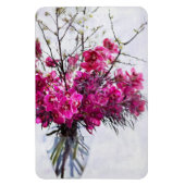 Lila Tiger Orchideen noch am Leben Magnet (Vertikal)