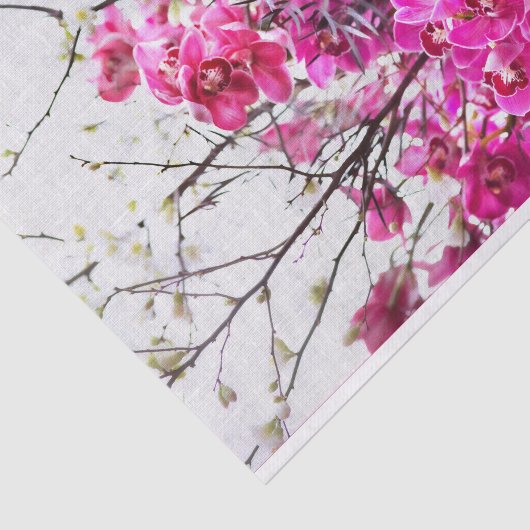 Lila Tiger Orchids Seidenpapier (Ausschnitt)