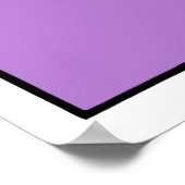 LILA TIGER POSTER (Ecke)