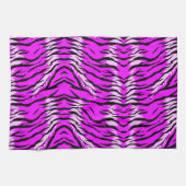 Lila-Tiger-Skin-Muster-Design  Geschirrtuch (Horizontal)