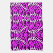 Lila-Tiger-Skin-Muster-Design  Geschirrtuch (Vertikal)