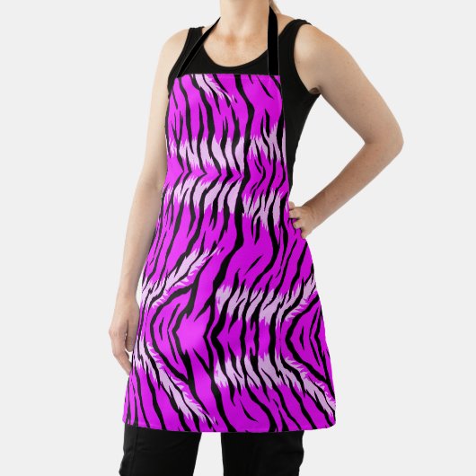 Lila-Tiger-Skin-Muster-Design  Schürze (InSitu)