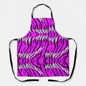 Lila-Tiger-Skin-Muster-Design  Schürze (Vorderseite)