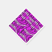 Lila-Tiger-Skin-Muster-Design  Serviette (Ecke)