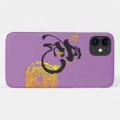 Lila Tiger Symbol Chinoiserie Chic Case-Mate iPhone Hülle (Rückseite (Horizontal))