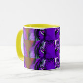 LILA TIGER TASSE (Vorderseite Links)