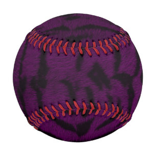 Lila Tigerhaut-Druck Baseball