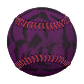 Lila Tigerhautdrucke Baseball (Rückseite)