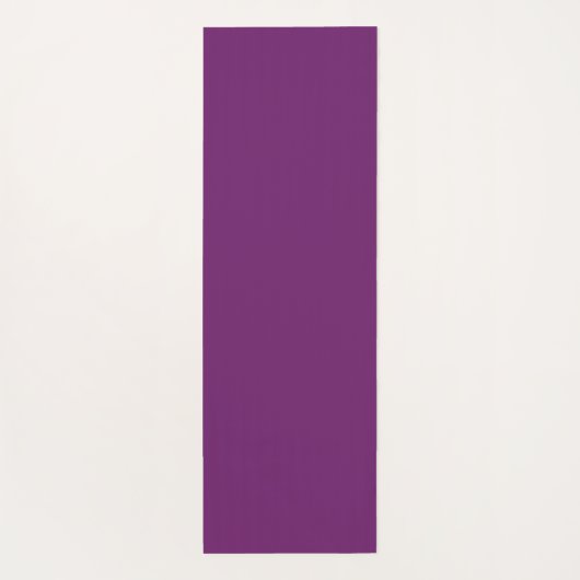 Lila Tigerhautdrucke Yogamatte (Rückseite)