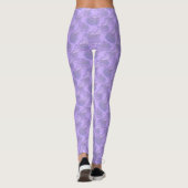Lila Tigermuster Leggings (Rückseite)