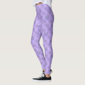 Lila Tigermuster Leggings (Links)