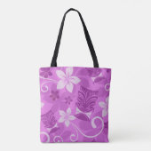 Lila Tikis Tasche (Rückseite)