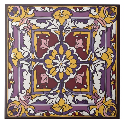 Lila Tile Fliese (Vorderseite)