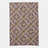 Lila Tile Geschirrtuch (Vertikal)