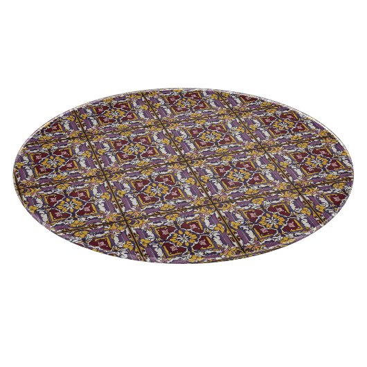 Lila Tile Schneidebrett (Ecke)