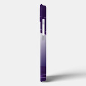 Lila Tint Edelstahl Metallschau-Monogramm Case-Mate iPhone Hülle (Rückseite / Links)