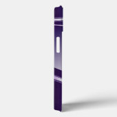 Lila Tint Edelstahl Metallschau-Monogramm Case-Mate iPhone Hülle (Rückseite / Rechts)