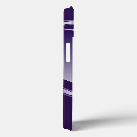 Lila Tint Edelstahl Metallschau-Monogramm Case-Mate iPhone Hülle (Rückseite / Rechts)