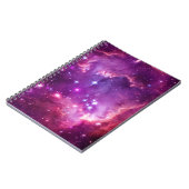 Lila Tinte kleine magellanische Wolke Notizblock (Linke Seite)