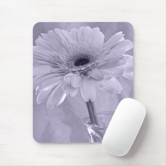 Lila Tinted Daisy Mousepad (Mit Mouse)