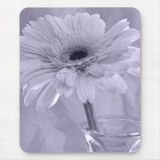 Lila Tinted Daisy Mousepad (Vorne)