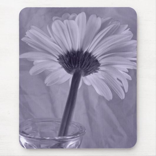 Lila Tinted Daisy Mousepad (Vorne)