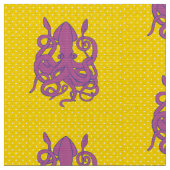 Lila Tintenfisch-Gewebe Stoff (Nahaufnahme)