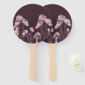 Lila Tintenpatronen Fächer (Vorne und Hinten)