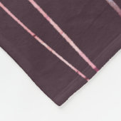 Lila Tintenpatronen Fleecedecke (Ecke)