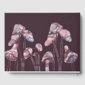 Lila Tintenpatronen Gästebuch (Rückseite)