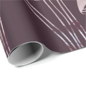 Lila Tintenpatronen Geschenkpapier (Rolleneckpunkt)