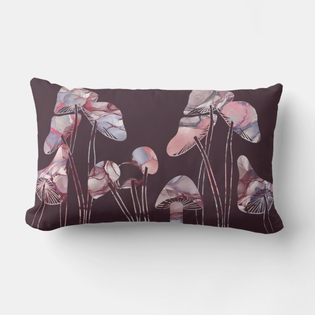 Lila Tintenpatronen Lendenkissen (Vorderseite)