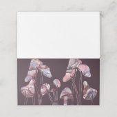 Lila Tintenpatronen Platzkarte (Außenseite Aufgefaltet)