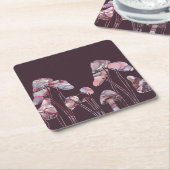 Lila Tintenpatronen Rechteckiger Pappuntersetzer (angewinkelt)