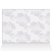 lila Tischkarte für Monogramm (Innenansicht Horizontal (Oben))