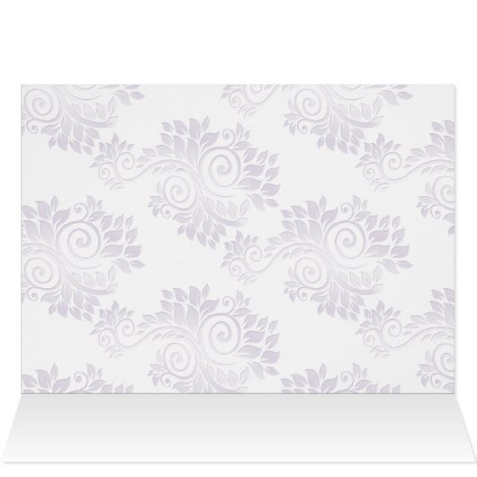 lila Tischkarte für Monogramm (Innenansicht Horizontal (Oben))