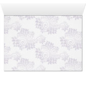 lila Tischkarte für Monogramm (Innenansicht Horizontal (Unten))